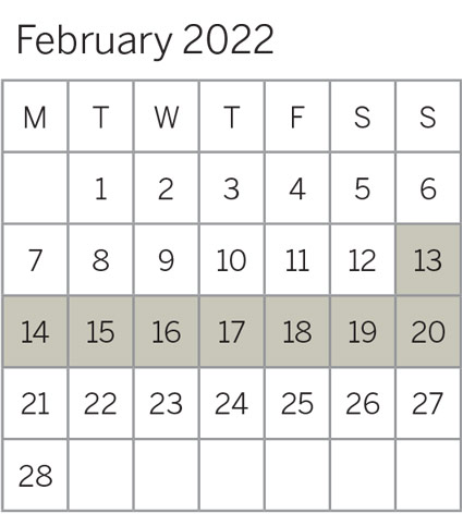 February 2022
