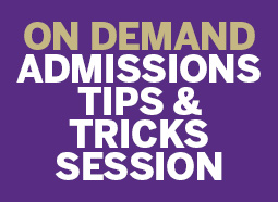 Admissions Tips And Tricks