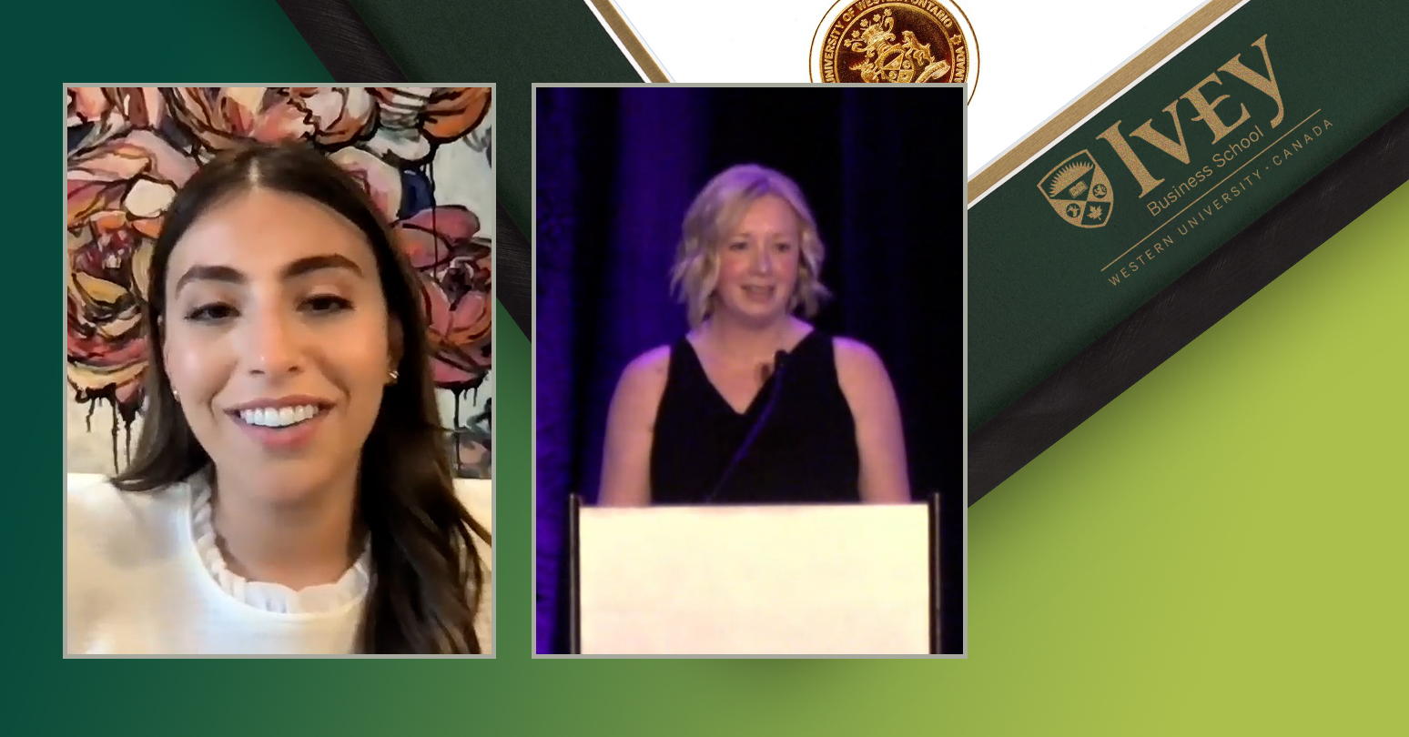 (L-r): Isabella Valle and Diana Kelly