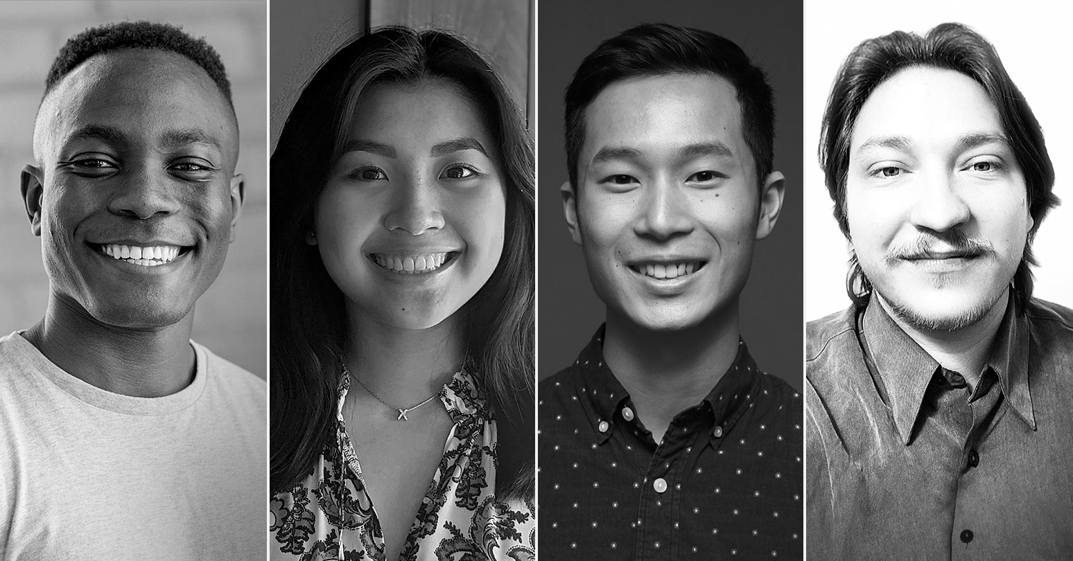 L-r: Joshua Kabu-Asante, Valeria Widjaja, Marco Chan, and Ilia Khairetdinov