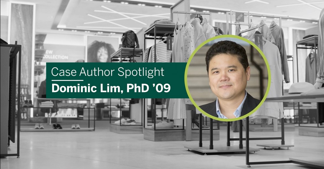 Case author spotlight, highlighting photo of Dominic Lim