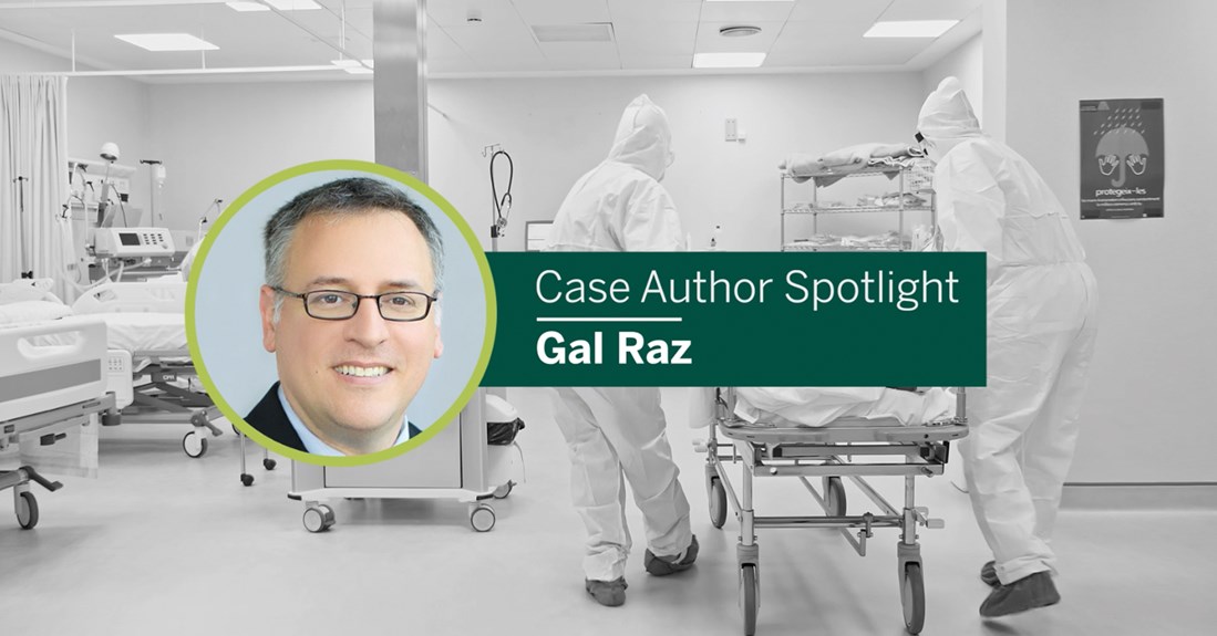 Case author spotlight highlighting Gal Raz