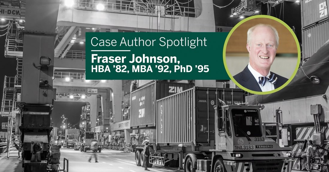 Case author spotlight highlighting Fraser Johnson