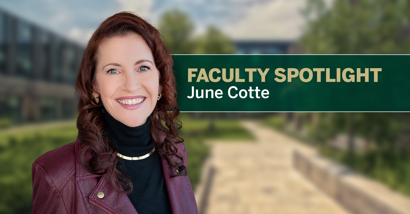 Faculty Spotlight June Cotte