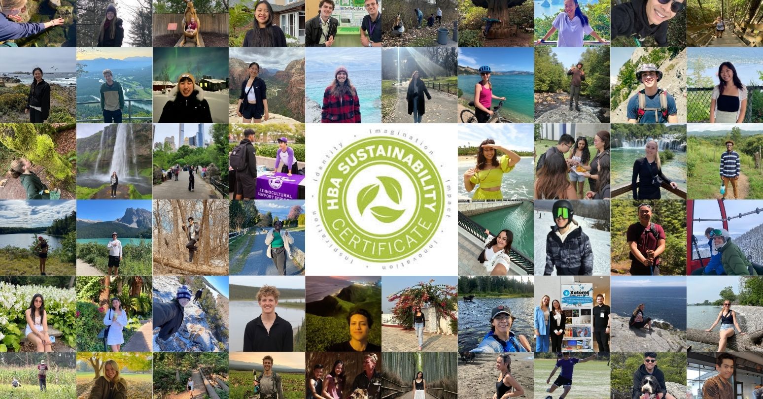HBA Sustainability Certificate Class of 2025 students