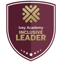 Ivey Inclusive Leader Certificate badge