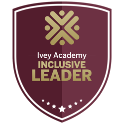 Ivey Inclusive Leader Certificate badge