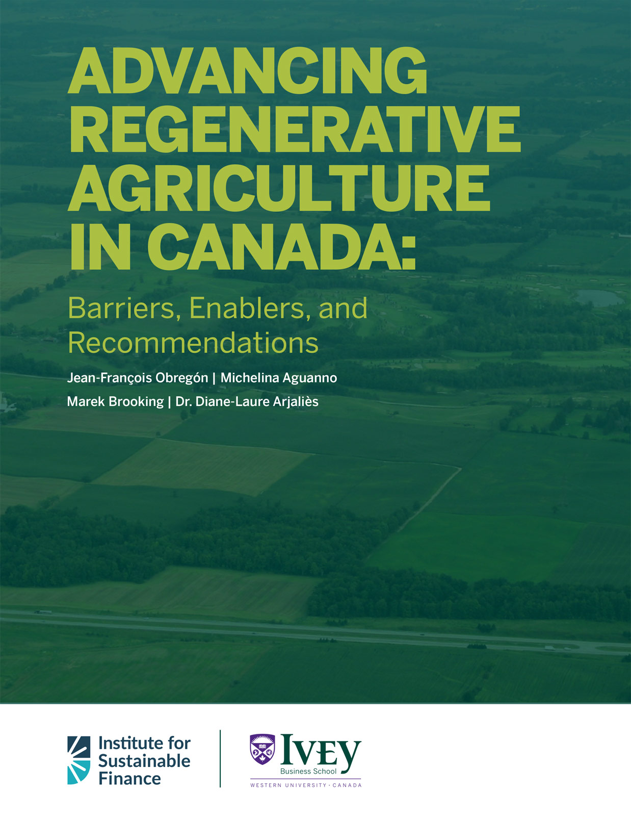 ADVANCING REGENERATIVE AGRICULTURE IN CANADA