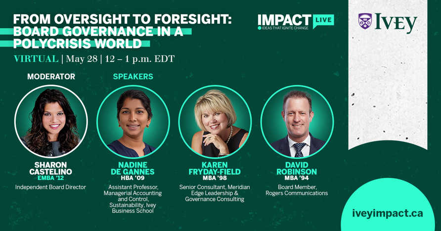 Oversight To Foresight Web Banner