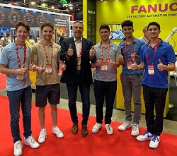 Jack Borins (far right) with the Powerlinx internship team