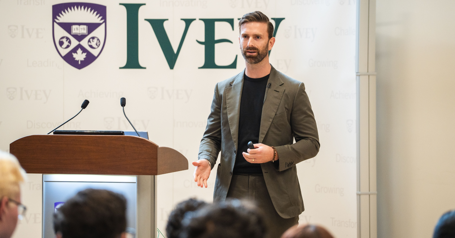 Ian Rosen Speaking To HBA Students