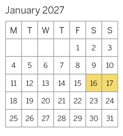 January 2027