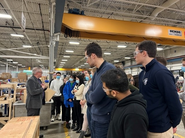 CEMS students touring Trojan Technologies