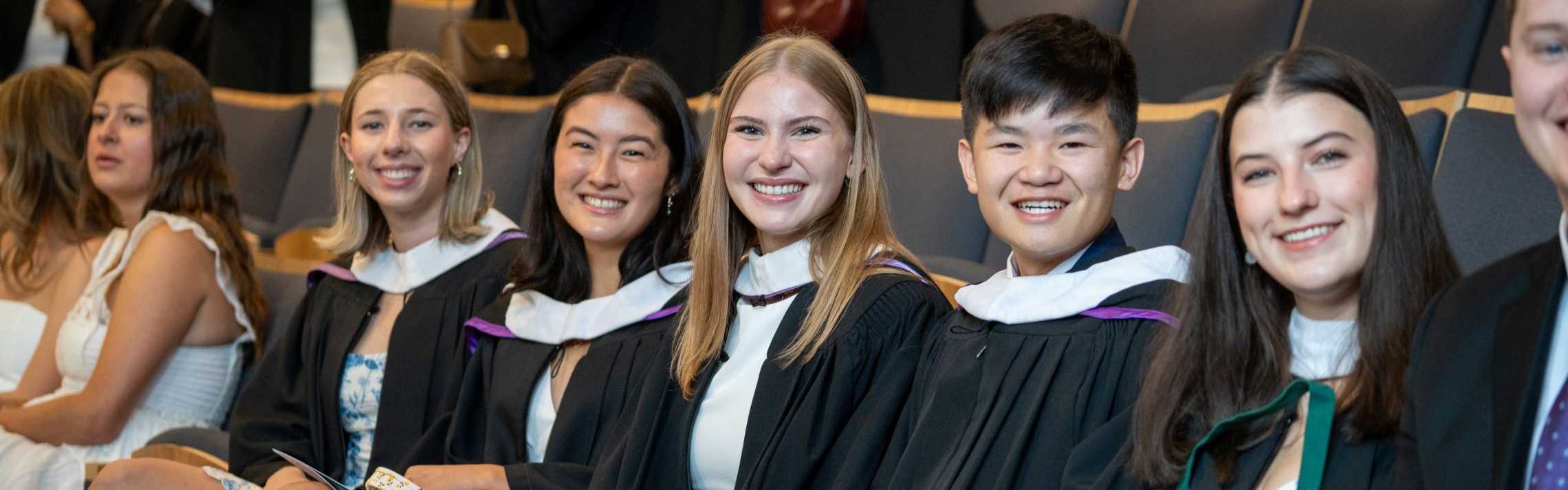 Students at convocation
