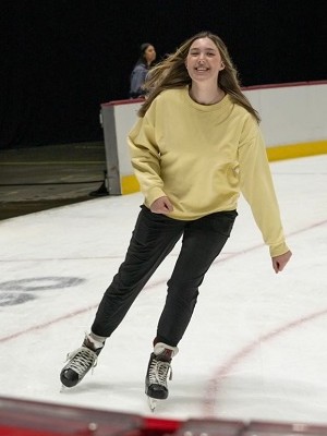 Payton Harrison skating