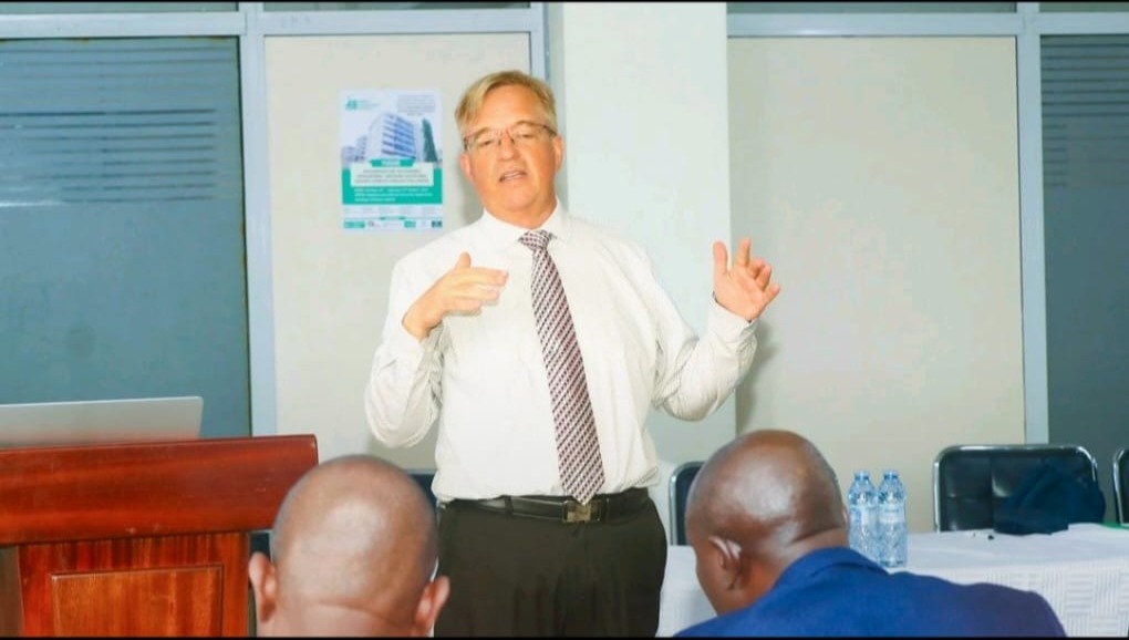 Professor Michael Roberts during the workshop