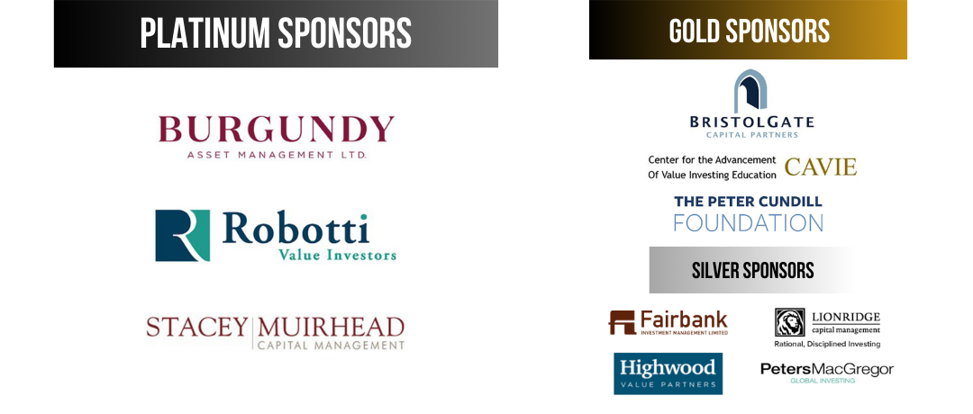 Platinum, Gold, and Silver sponsor logos