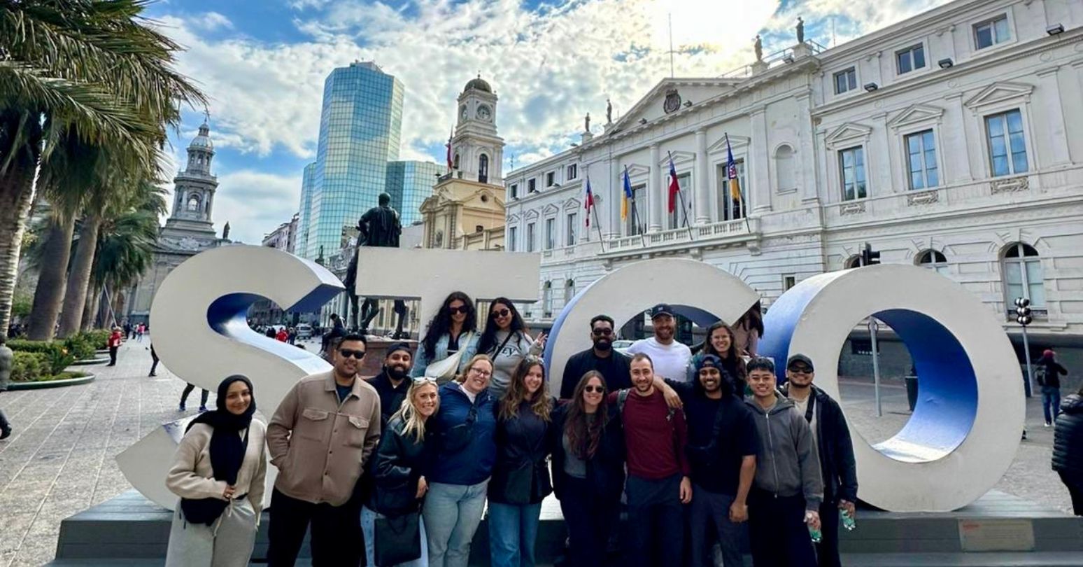 Ivey's AMBA students in Chile