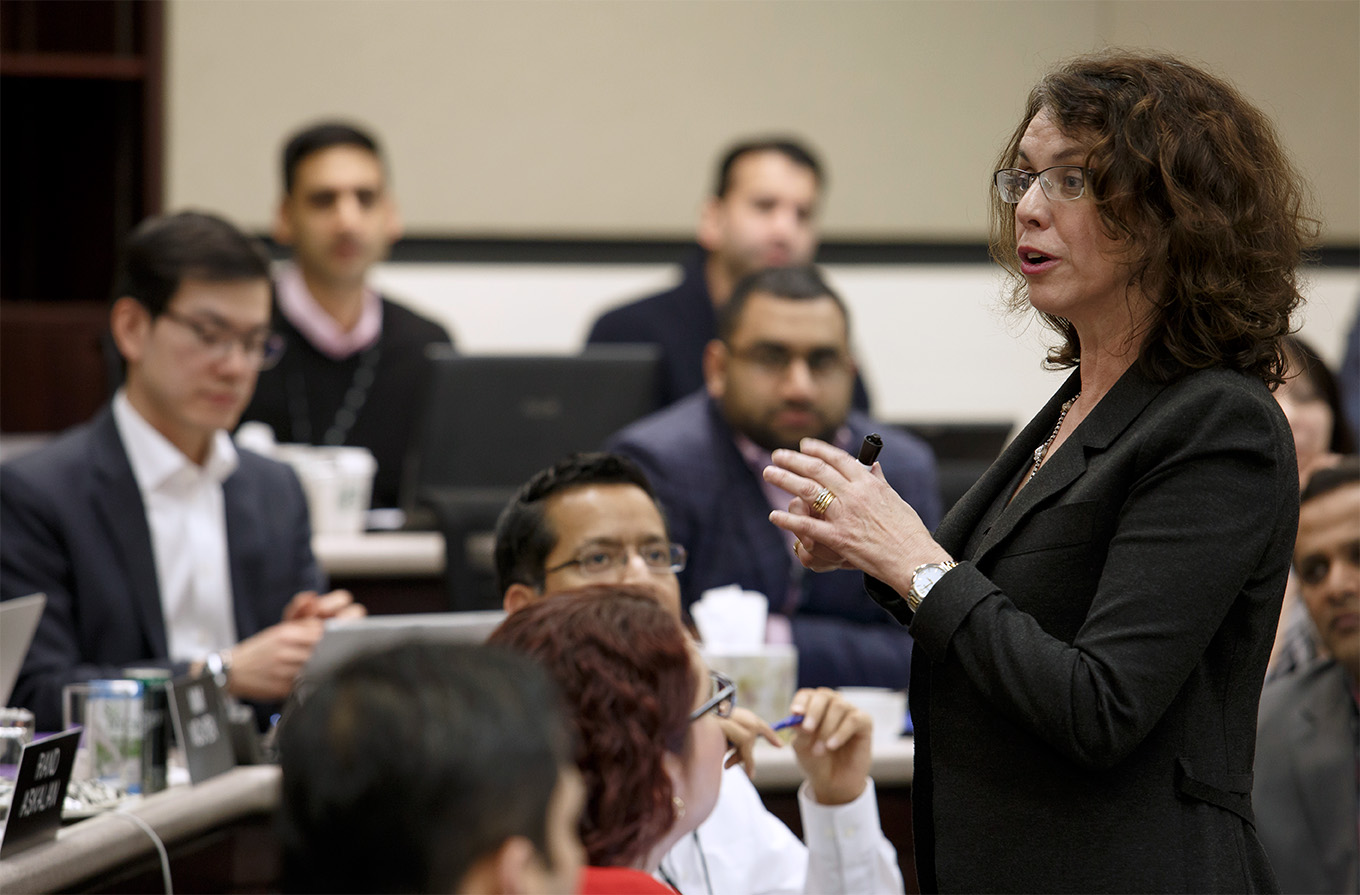 Professor Speaking To Class