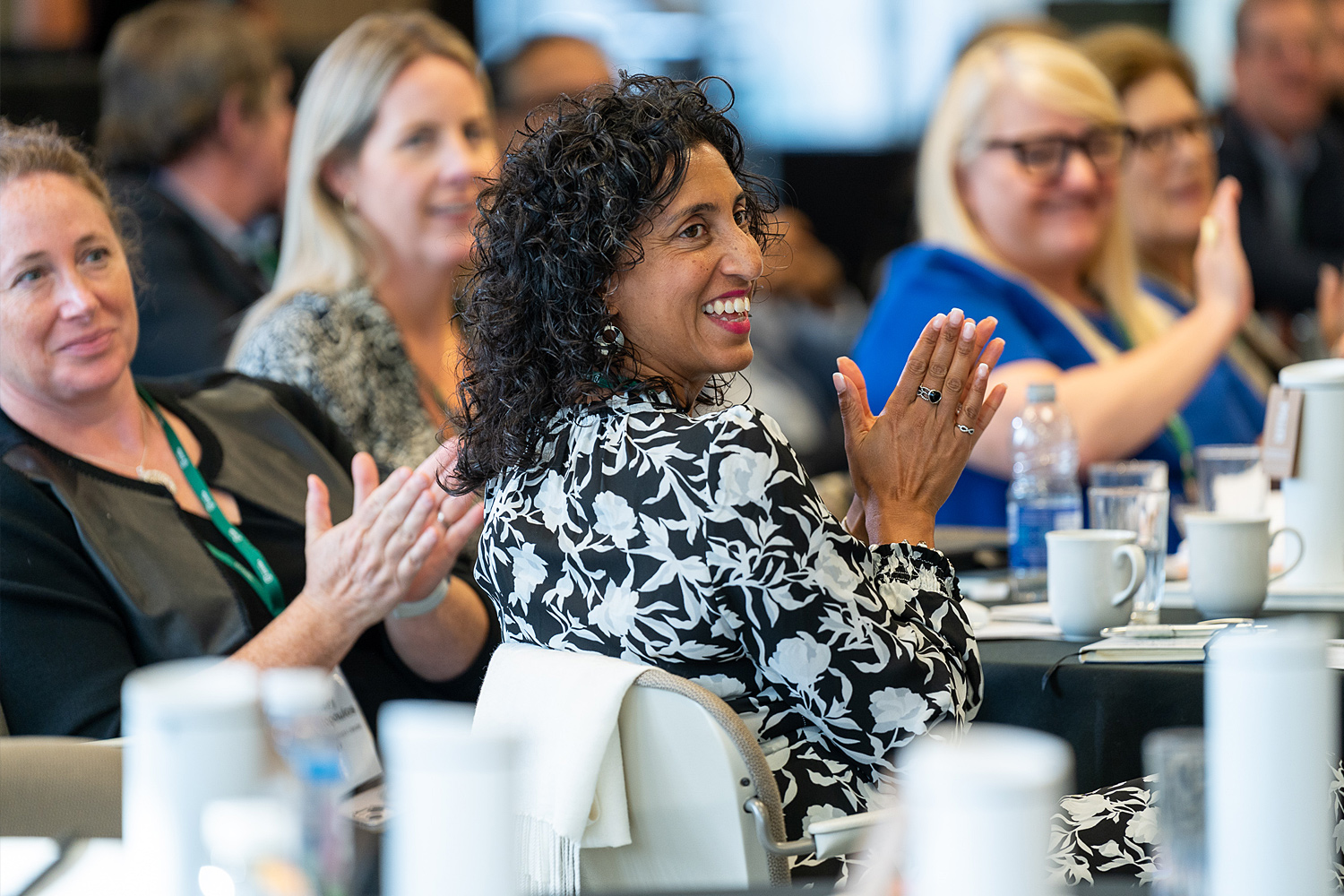 Workshop Participants Applauding