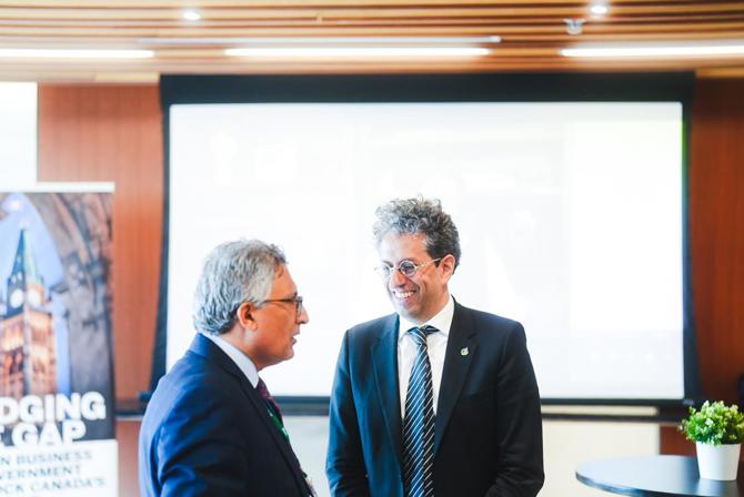 Karim Bardeesy, MP, and Mahmood Nanji