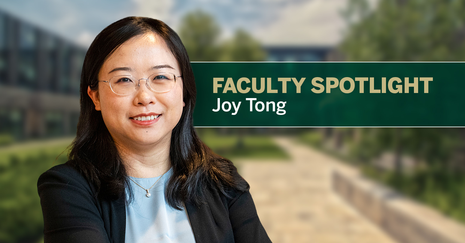Faculty Spotlight Joy Tong