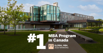 Ivey MBA ranked No. 1 in Canada, top 75 globally by Financial Times