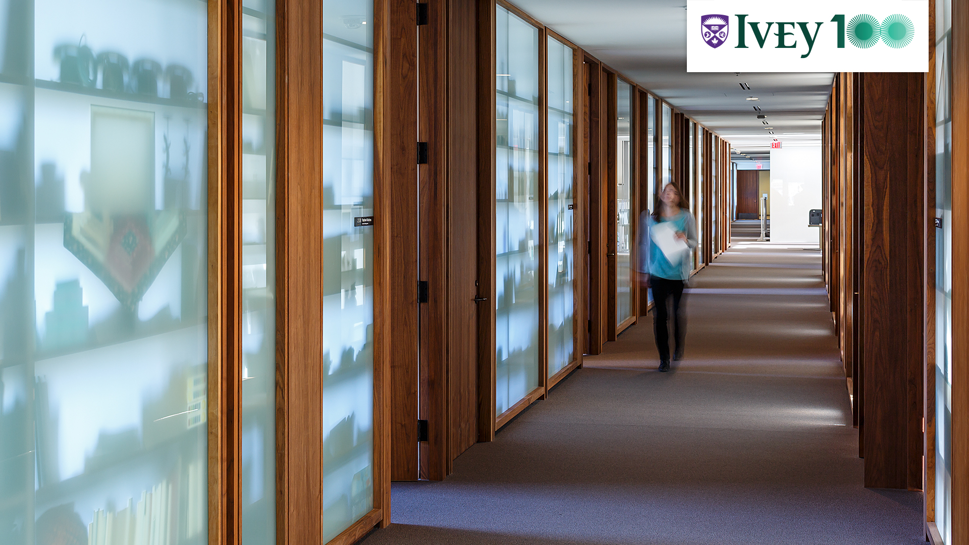 Standard zoom background image - Richard Ivey hallway