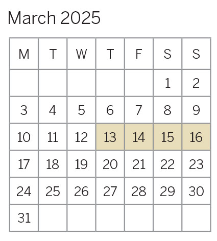 March 2025