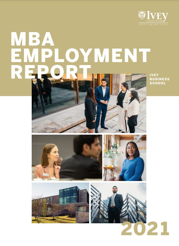 Ivey Mba 2021 Employment Report