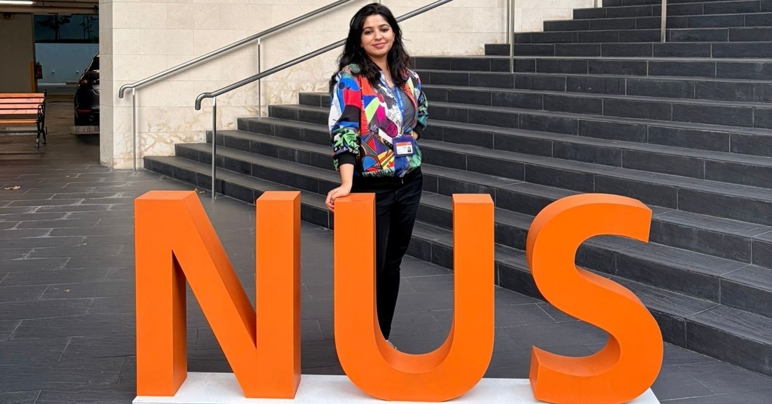 Maria Talat at the National University of Singapore