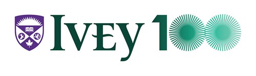 Ivey Centennial Logo
