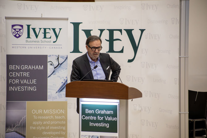 George Athanassakos introducing Paul Johnson