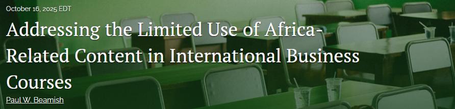 AIB Insights article published October 16, 2025