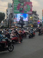 Busy street in Ho Chi Minh City
