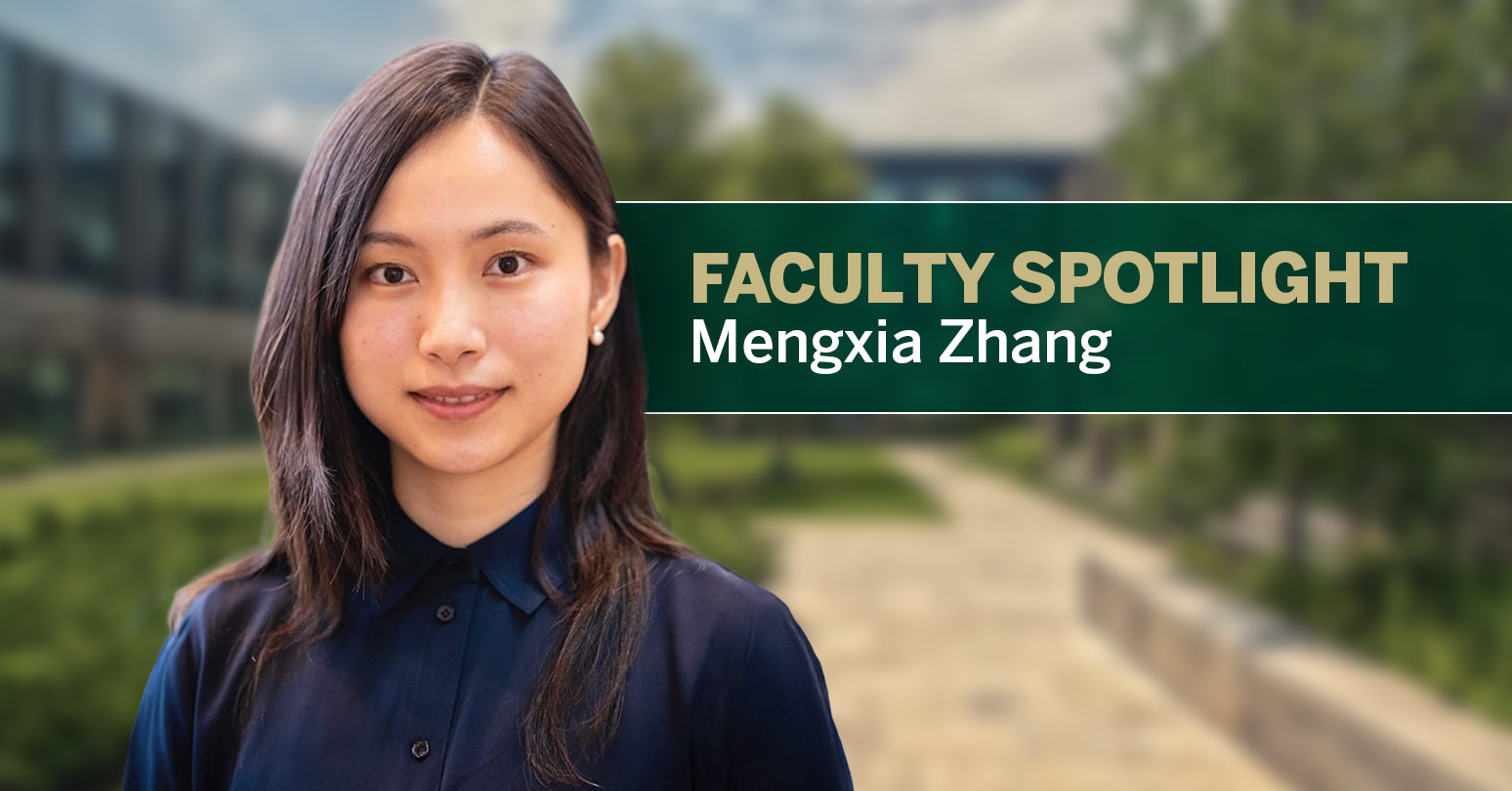 Faculty Spotlight Mengxia Zhang
