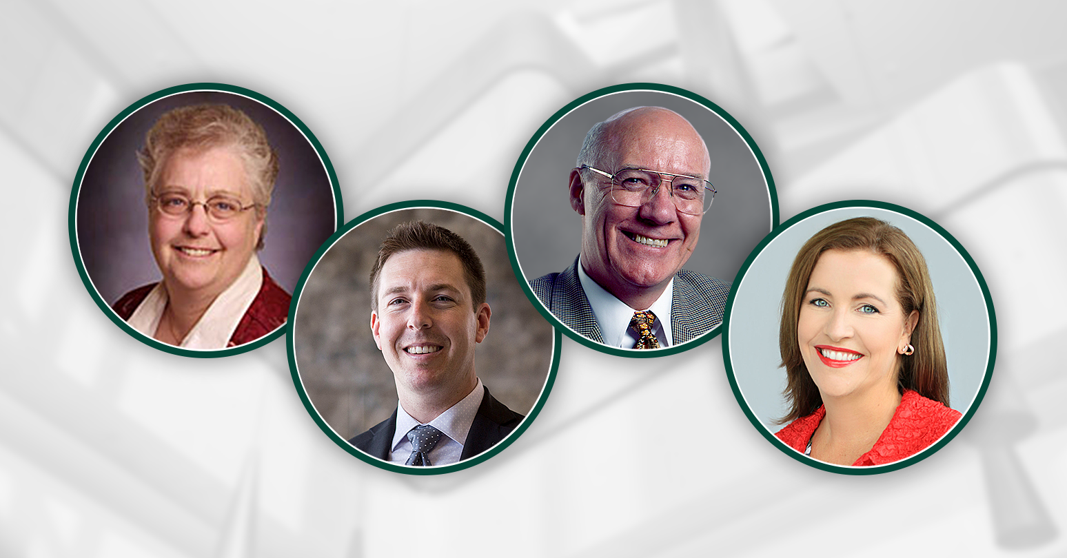 Best-selling case authors L-R: Elizabeth Grasby, Ian Dunn, Jim Hatch, June Cotte