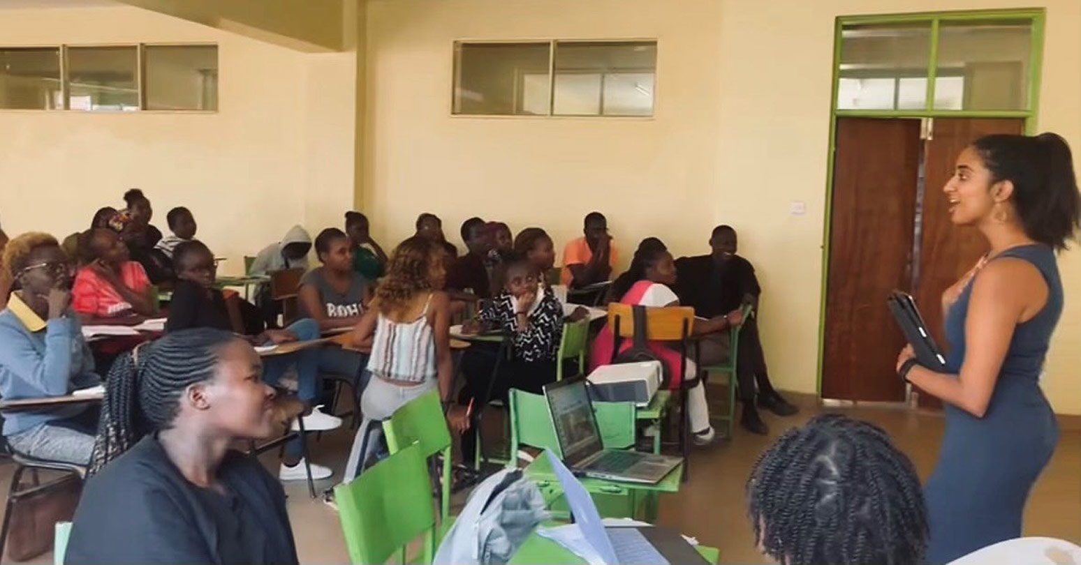 Deshna Kanesalingam in Kenya