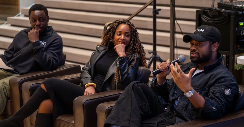 Mayo Olusanya, Chloe McKenzie, and Fenton Jagdeo