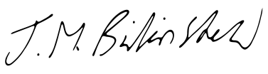Julian Birkinshaw signature