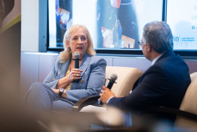 Hon. Lisa Raitt and Mahmood Nanji