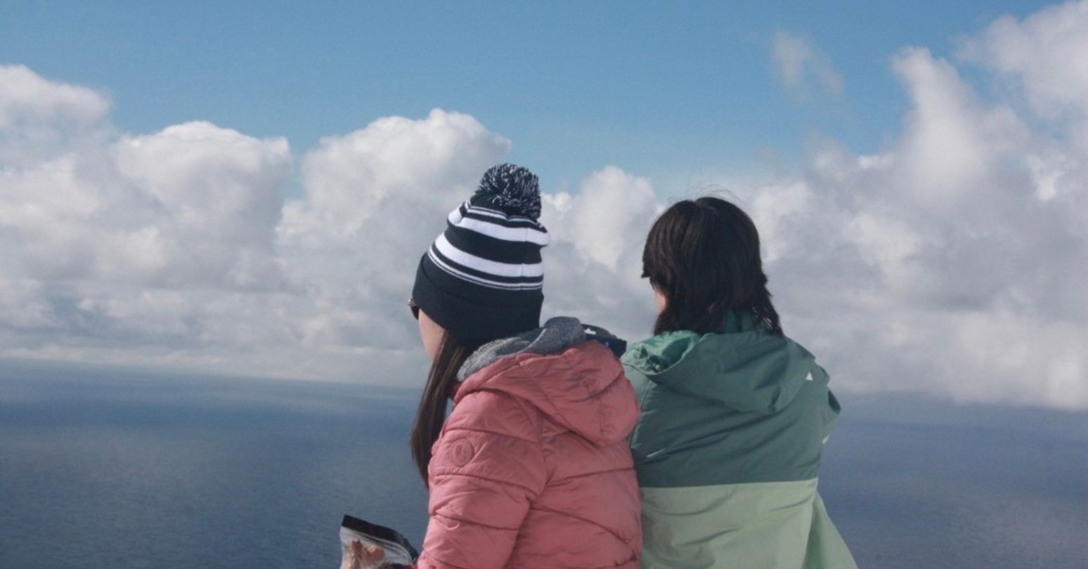 Sherry Shu (left) in Norway