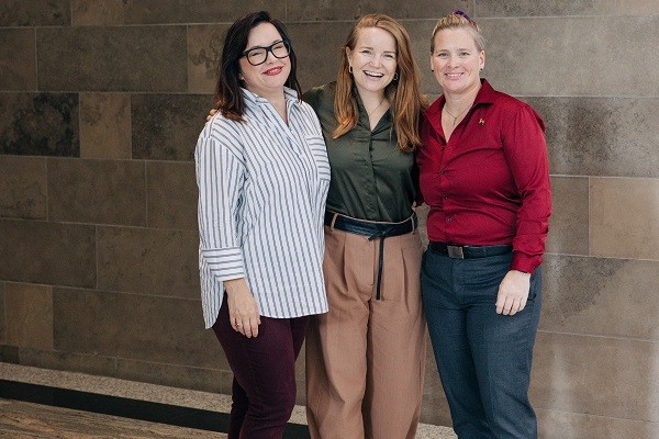 L-r: GEM mentors Michelle Eaton, Kim Randall, and Melissa Marcelissen