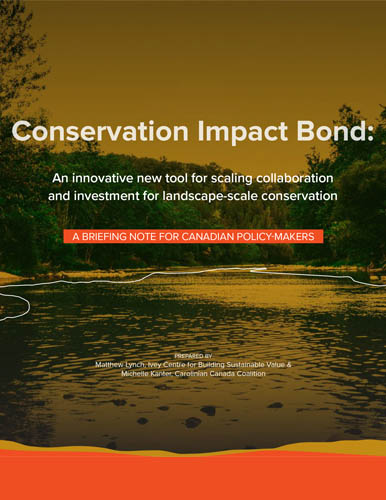 Conservation Impact Bond: Brief for Policy-Makers