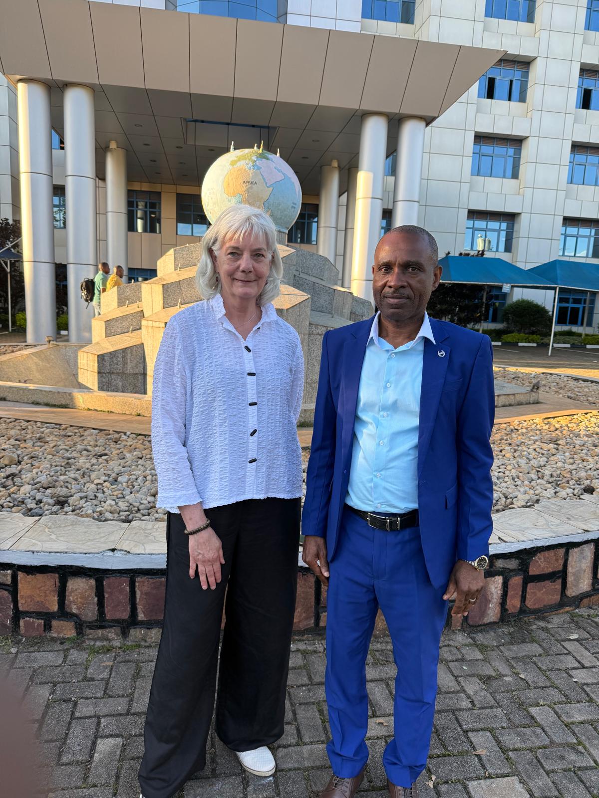 Case Teaching Expert Iris Berdrow with Prof. (Dr.) Martins Onyekwelu ONUORAH Ag. Vice Chancellor, Kigali Independent University ULK