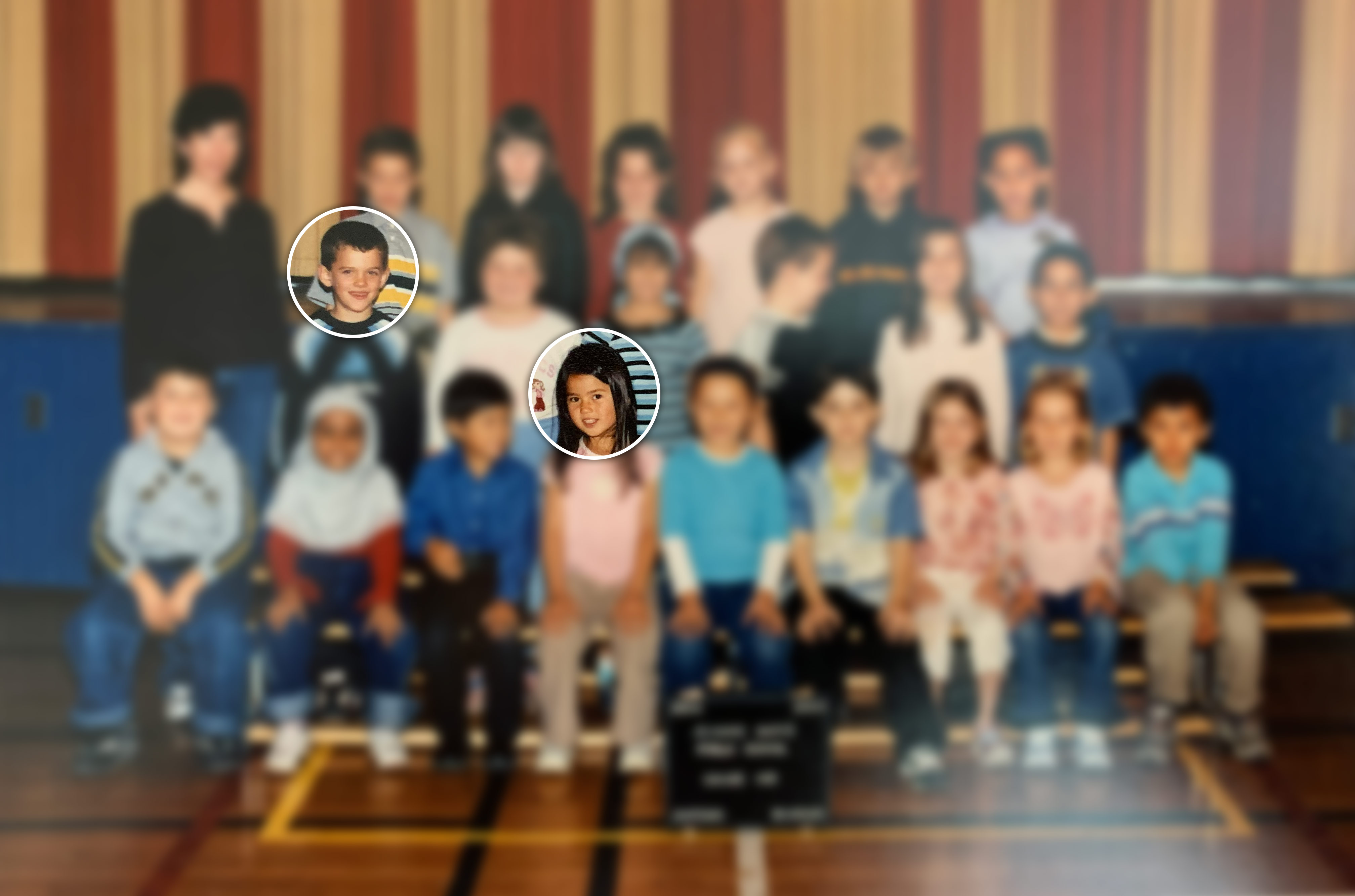 Patrick and Youmi class photo