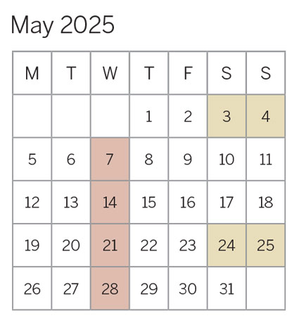May 2025