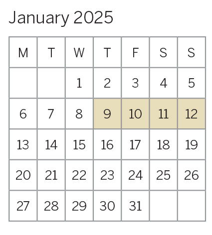 January 2025