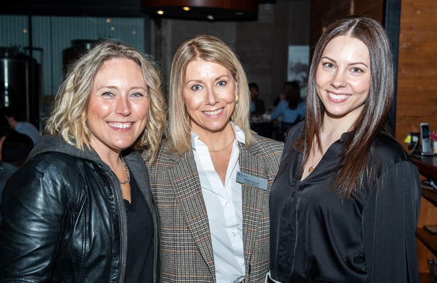 Lindsay Lippmann, Aimee Froude, and Rachael Terejko