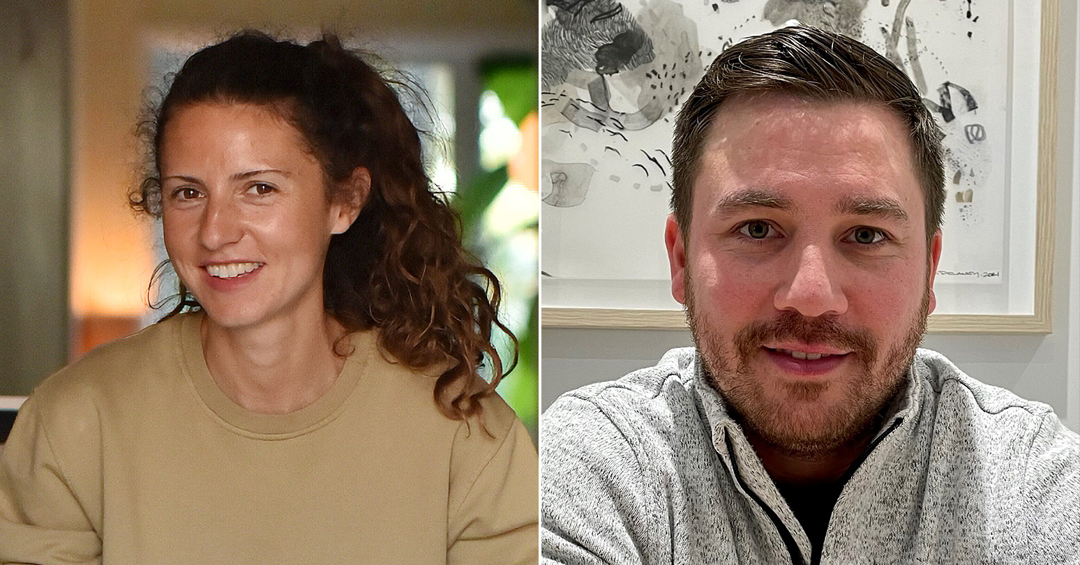 L-r: Sarah Landstreet and Denis Nagasaki